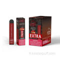 Fume Extra 1500 stylo à cigarette D jetable E